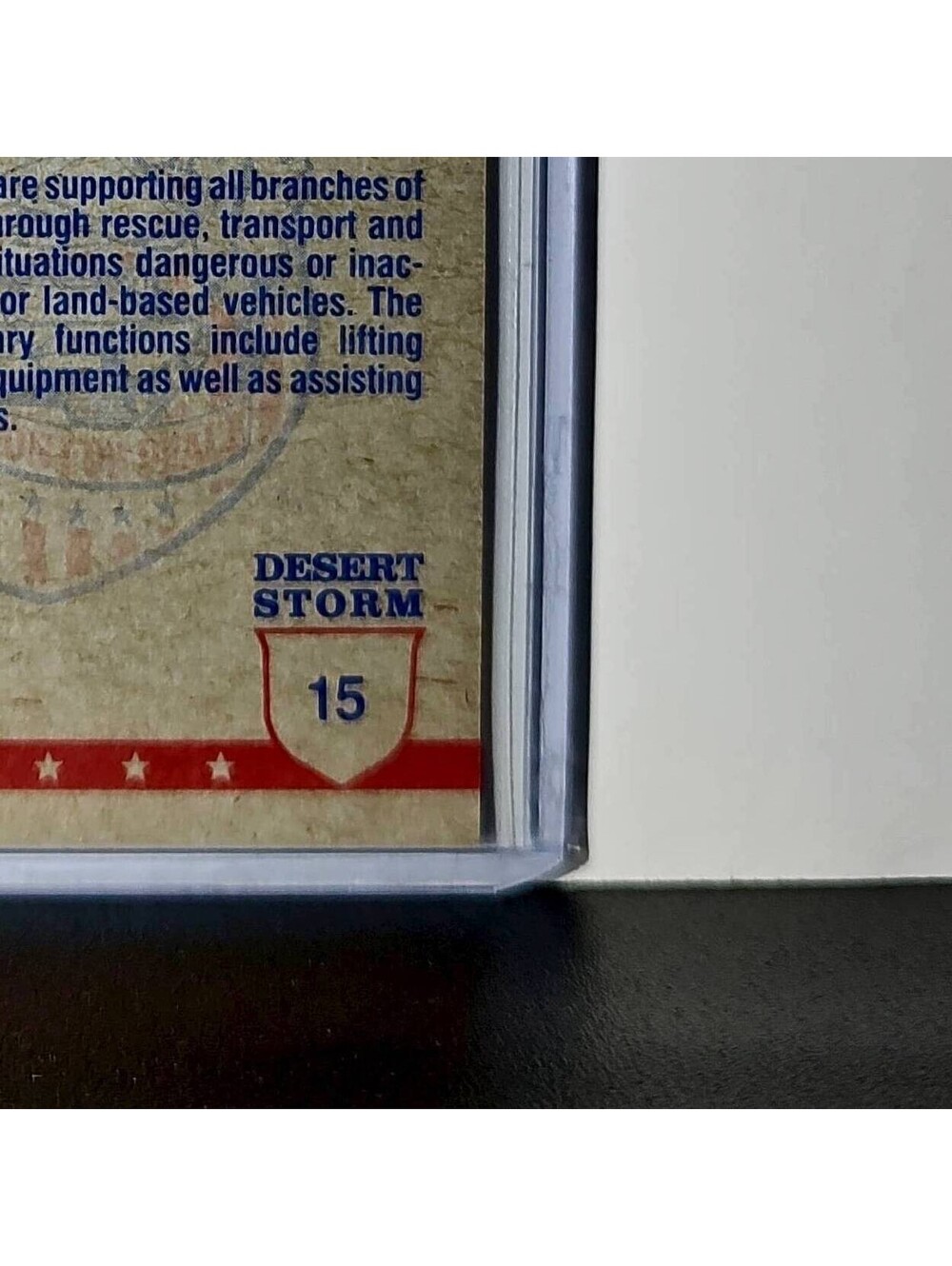 Helicopter Formation 1991 Topps Desert Storm #15 Card - Picture 10 of 10